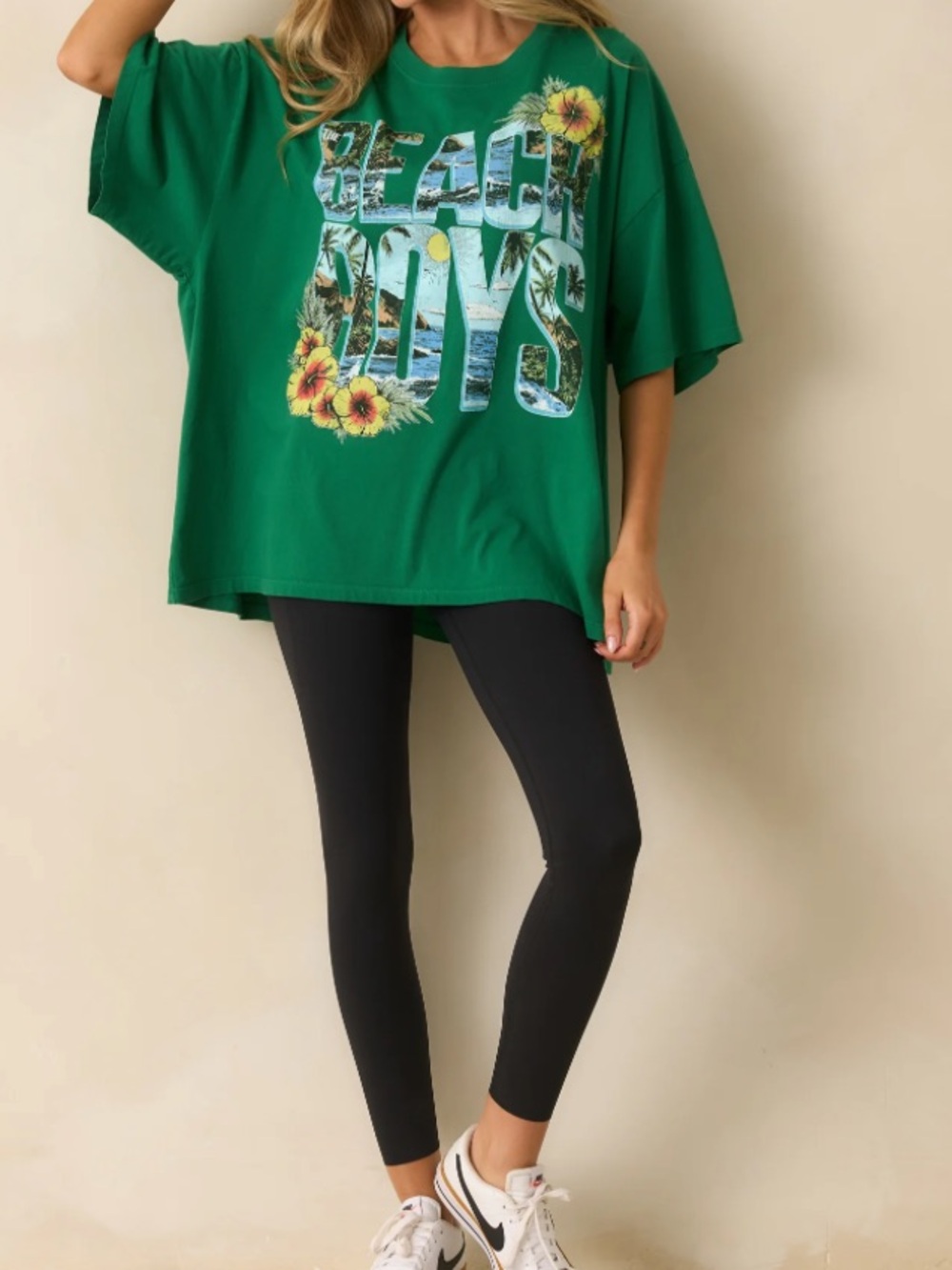 Daydreamer The Beach Boys Tropical Stack Tee